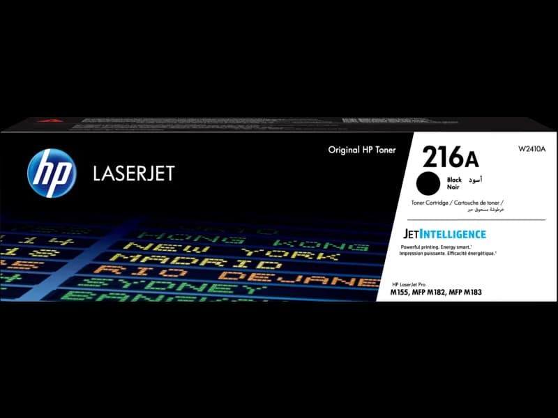 صورة خرطوشة حبر أصلية سوداء HP 216A (W2410A) لطابعات ليزر جيت