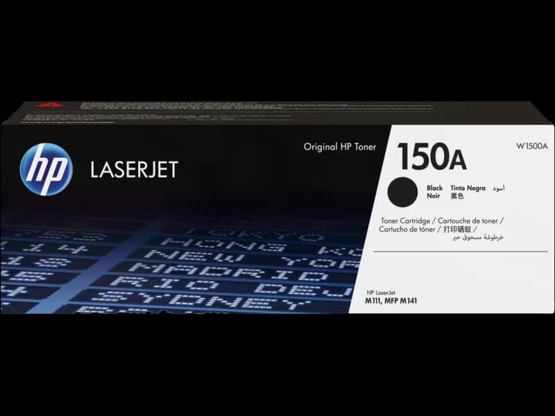 صورة خرطوشة حبر أصلية سوداء HP 150A (W1500A) لطابعات ليزر جيت