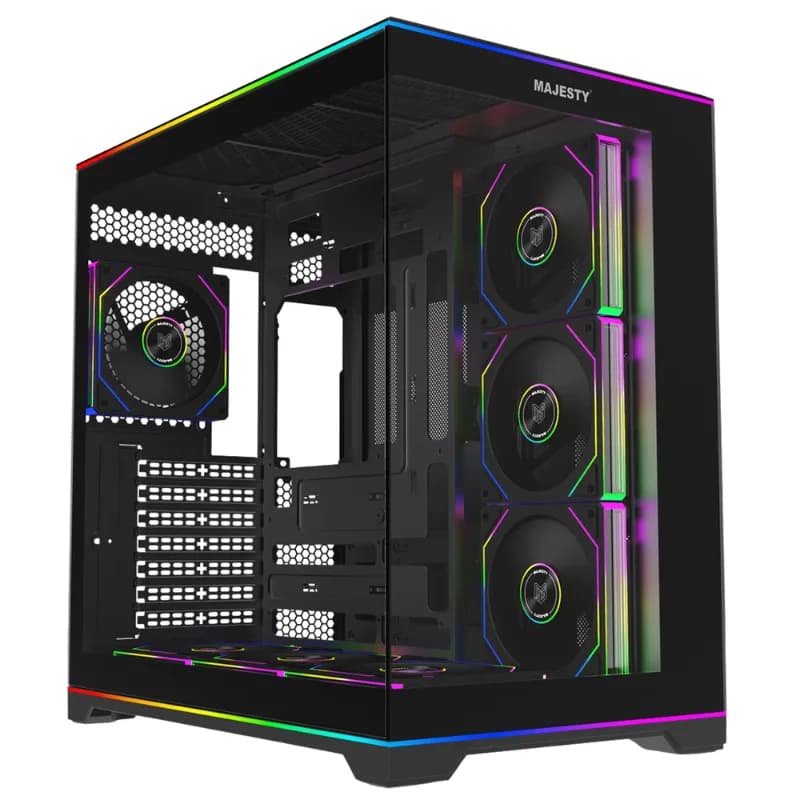 صورة كيس كمبيوتر ماجيستي CASE-210 أسود