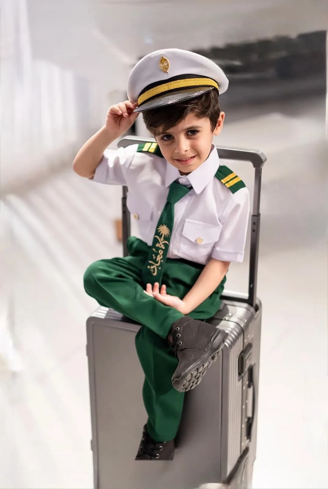 صورة طقم كابتن اليوم الوطني للأولاد