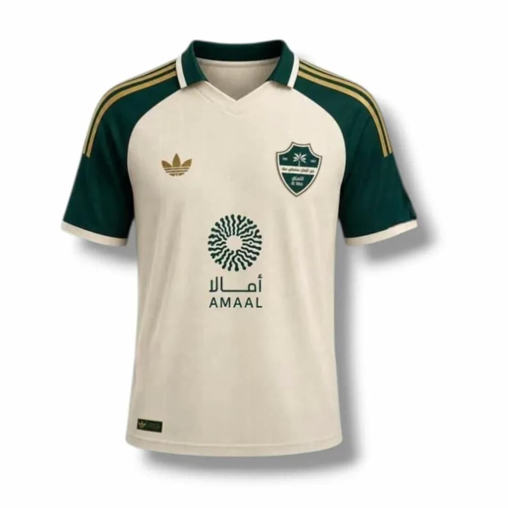 صورة تيشيرت الأهلي السعودي الأبيض 2026/2027