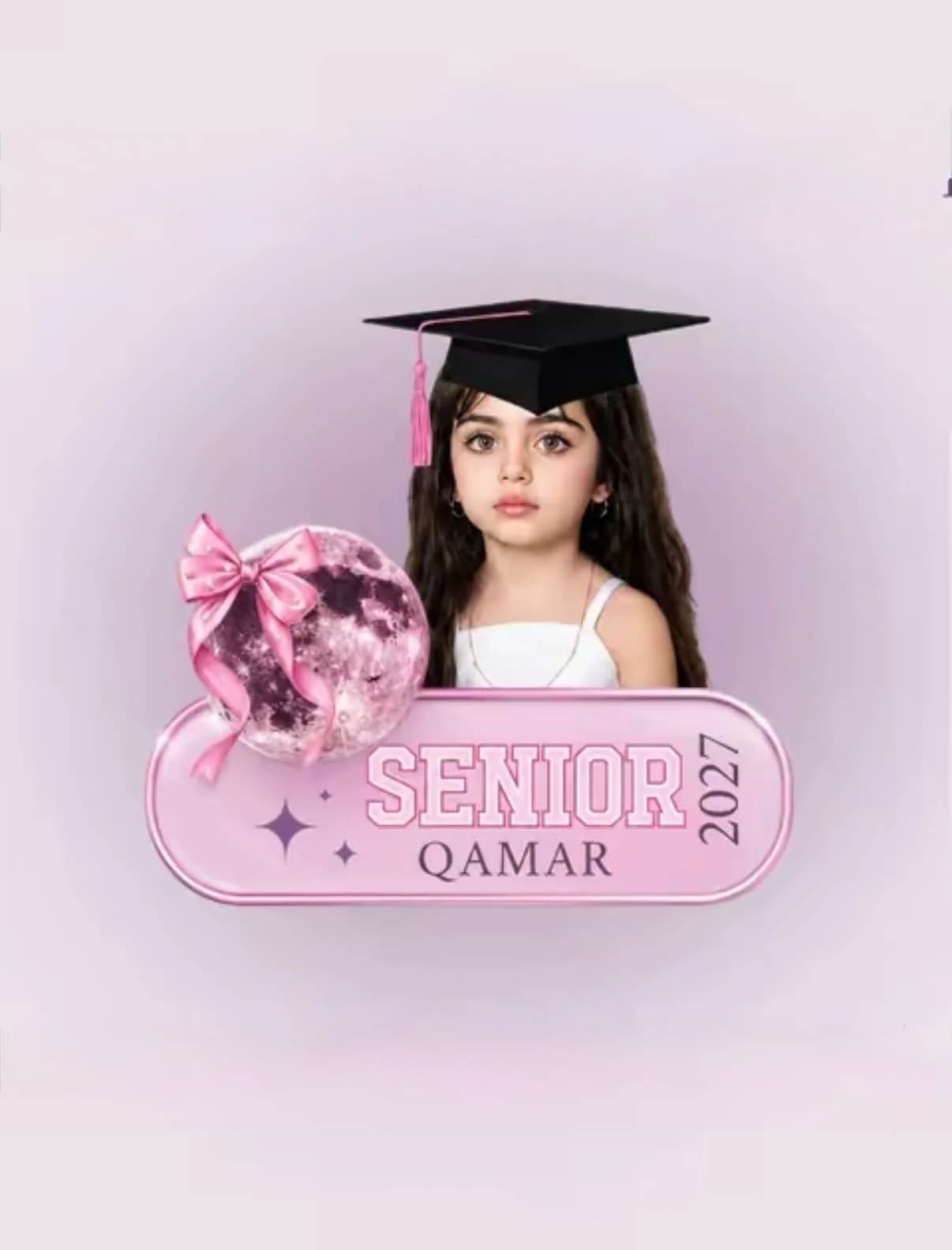 صورة بروش تخرج أكريليك مخصص بالاسم والصورة